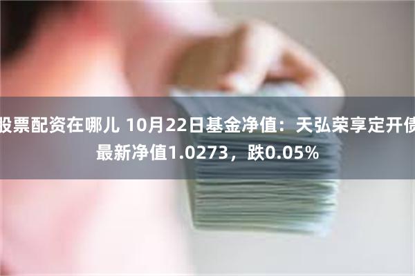 股票配资在哪儿 10月22日基金净值：天弘荣享定开债最新净值1.0273，跌0.05%