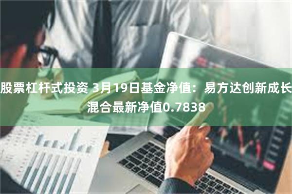 股票杠杆式投资 3月19日基金净值：易方达创新成长混合最新净值0.7838